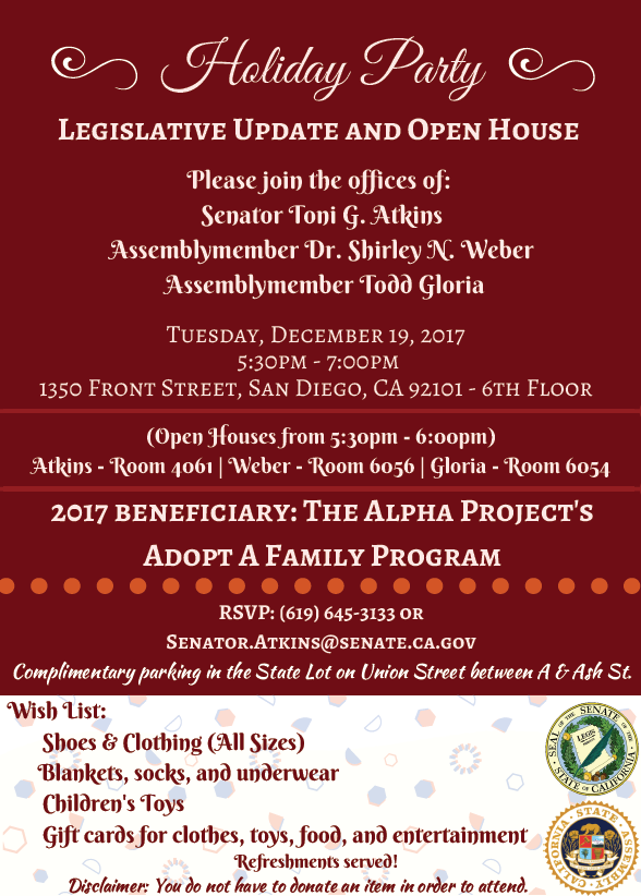 Atkins Holiday Open House