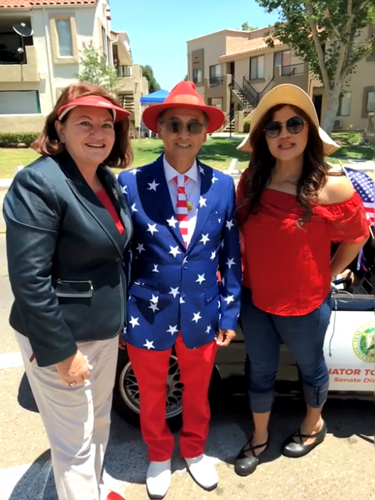 Great to spend time with the Mira Mesa community on the Fourth of July