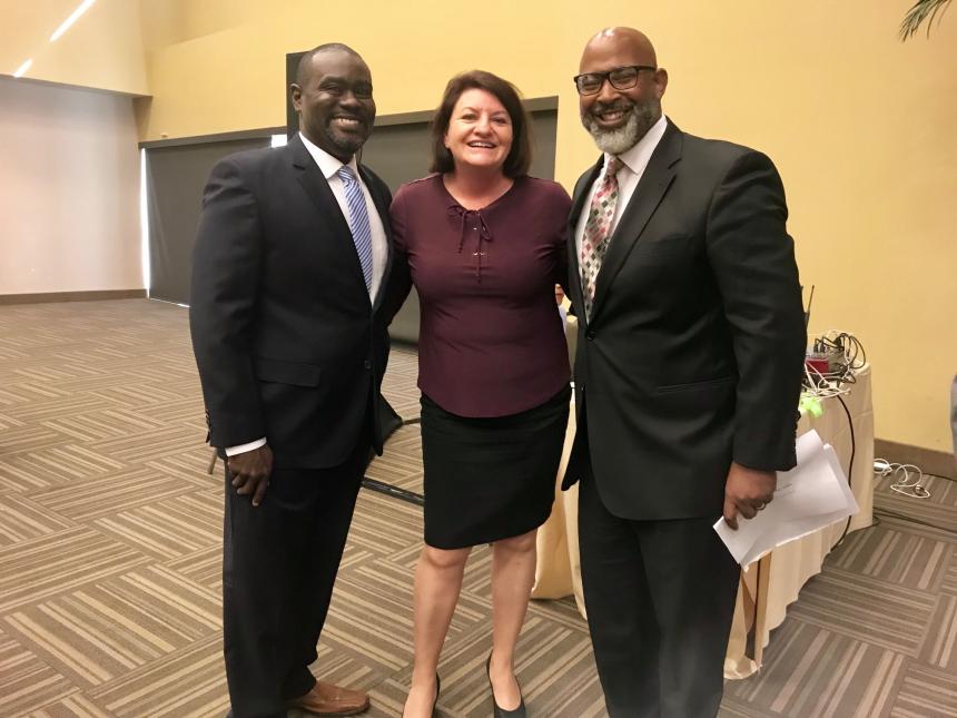 It was great to see Dwayne Crenshaw and Tony Young at RISE San Diego’s third anniversary breakfast. They do great civic work for the community.