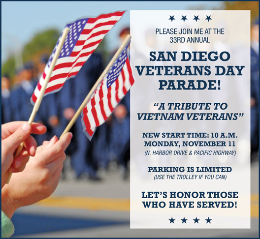 San Diego Veterans Day Parade - Nov 11