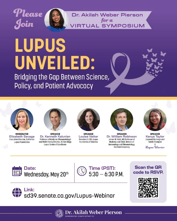 Dr. Weber Pierson Lupus Unveiled Flyer