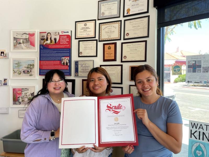 California Legislative Black Caucus Presents Congressman James Clyburn with a Joint Members Resolution 