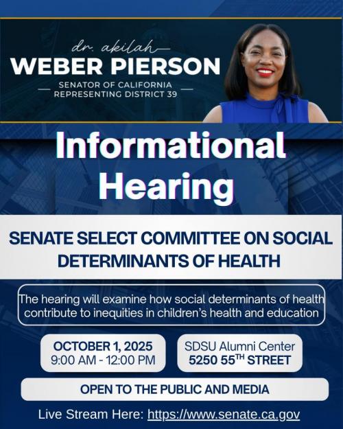 Informational hearing flyer 