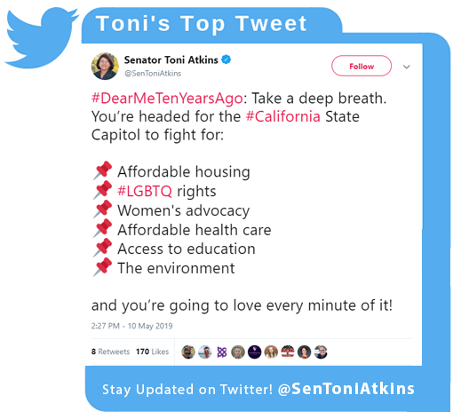 Toni's Top Tweet